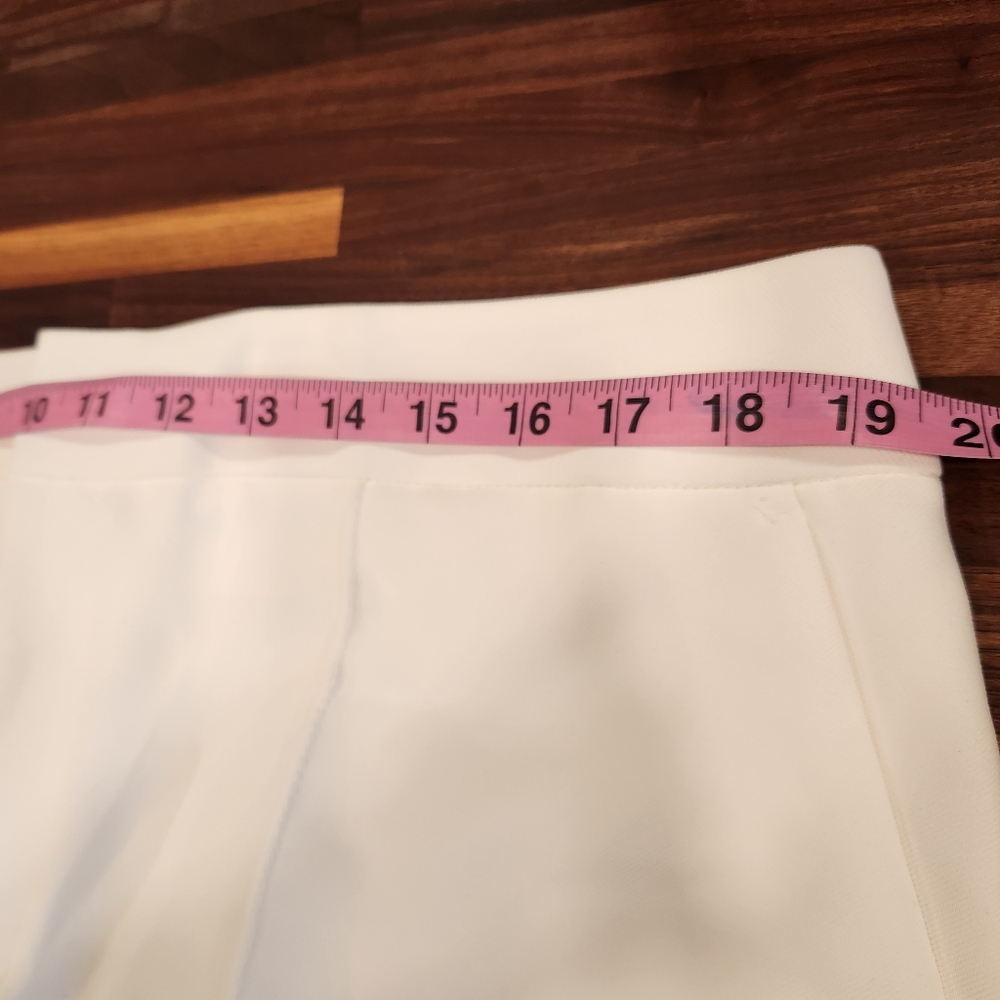 Karl Lagerfeld NWT White Straight Leg Pant - Picture 12 of 12